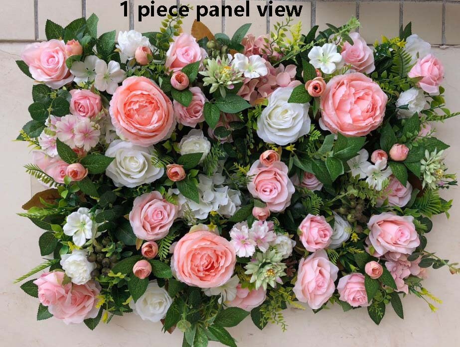Alice Flower Wall For Wedding Photography Baby Shower Bridal Shower Event Arrangement Decor Floral Panels Fake Flower Wall 40x60cm