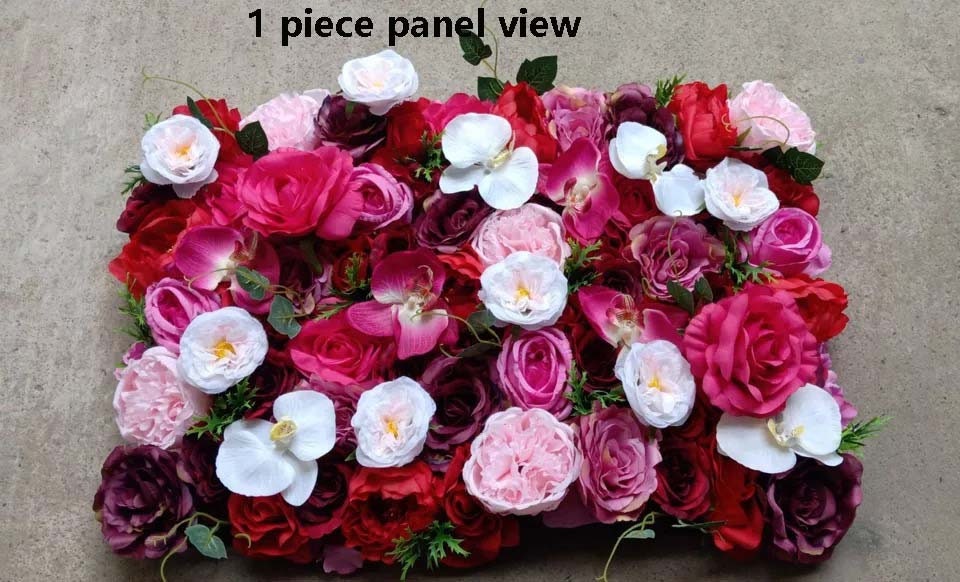 3D Butterfly Wedding Flower Wall For Romantic Photography Backdrop Bridal Shower Special Event Arrangement Decor Floral Panels 40X60cm