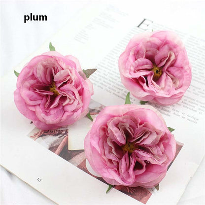 30 Heads Artificial Simulation Silk Austin Rose Peony DIY Wedding Special Event Arrangement Decor Florals Hat Shoes Accessories