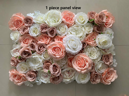 Artifical Flower Wall For Romantic Photography Backdrop Bridal Shower Salon Special Event Arrangement Decor Floral Panels 40x60cm