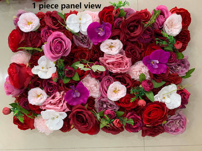 High Quality 3D Butterfly Rose Floral Wall For Wedding Romantic Photography Backdrop Bridal Shower Special Event Decor Floral Panels 40x60cm