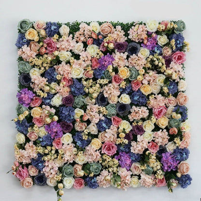 Mixed Colors Flower Wall For Wedding Photography Backdrop Bridal Shower Event Salon Party Arrangement Decor Floral Panels 40x60cm