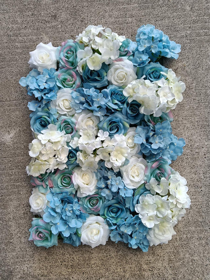 Blue Flower Wall For Wedding Romantic Photography Backdrop Special Event Salon Party Arrangement Decpr Floral Panels 40x60cm