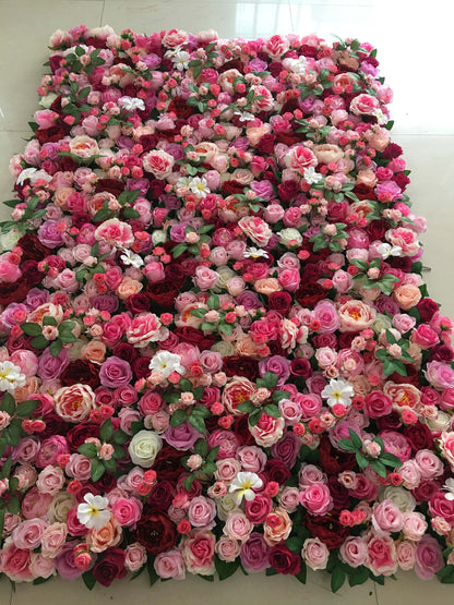 Simulation Flower Wall For Wedding Photography Backdrop Baby Shower Special Event Arrangement Decor Floral Panels 15.75x23.62inch