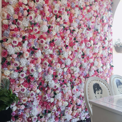 Flower Wall For Wedding Photography Backdrop Bridal Shower Baby Shower Salon Special Event Arrangement Floral Panels 40x60cm