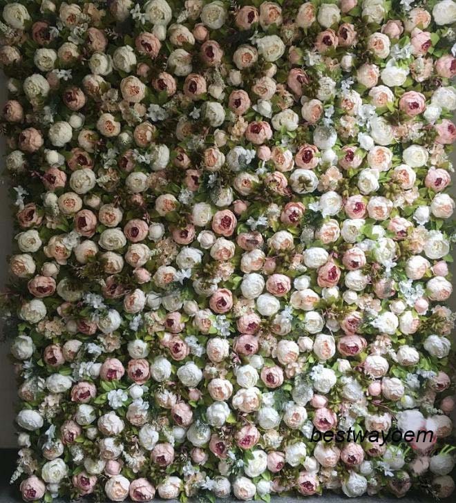 Peony Flower Wall  for Wedding Photography Backdrop Arrangement Baby Shower Special Event Peony Floral  Panels 40*60CM