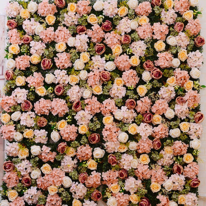 Summer Flower Wall For Romantic Wedding Photography Special Event Decor Fake Flower Plants Panels 40*60cm