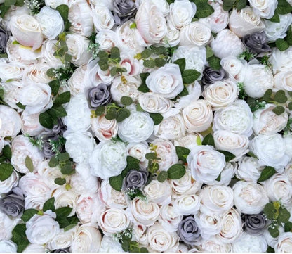 3D Wedding Flower Wall For Photography Backdrop Bridal Shower Special Event Salon Party Decor Arrangement Fake Floral Panels 40x60cm