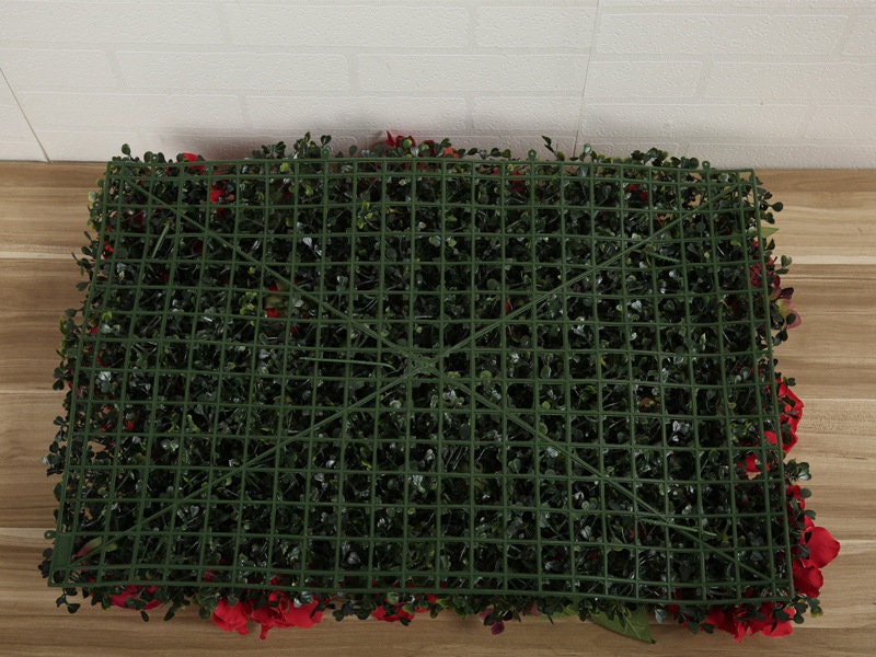 Popular Red Flower Wall Wedding Romantic Photography Backdrop Special Event Arrangement Decor Floral Panels 40*60cm