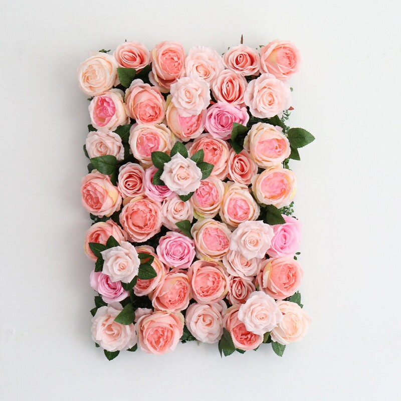 New Arrival Peony Flower Wall For Romantic Photography Backdrop Wedding Arrangement  Salon Special Event Decor Fake Floral Panels 40cmx60cm