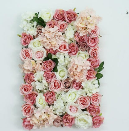 Blumenwand für Hochzeit, Fotografie, Hintergrund, künstliche Simulation, Blumenwand für Babyparty, besondere Anlässe, Dekorplatte, 40 x 60 cm