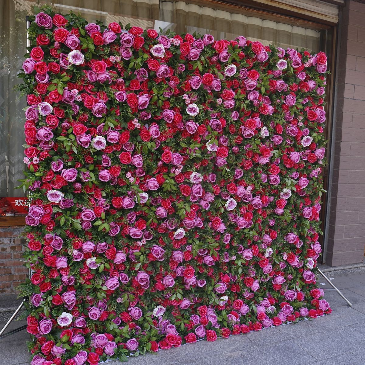 3D Flower Wall For Wedding Arrangement Event Salon Party Photography Backdrop Fabric Rolling Up Curtain Fabric Cloth