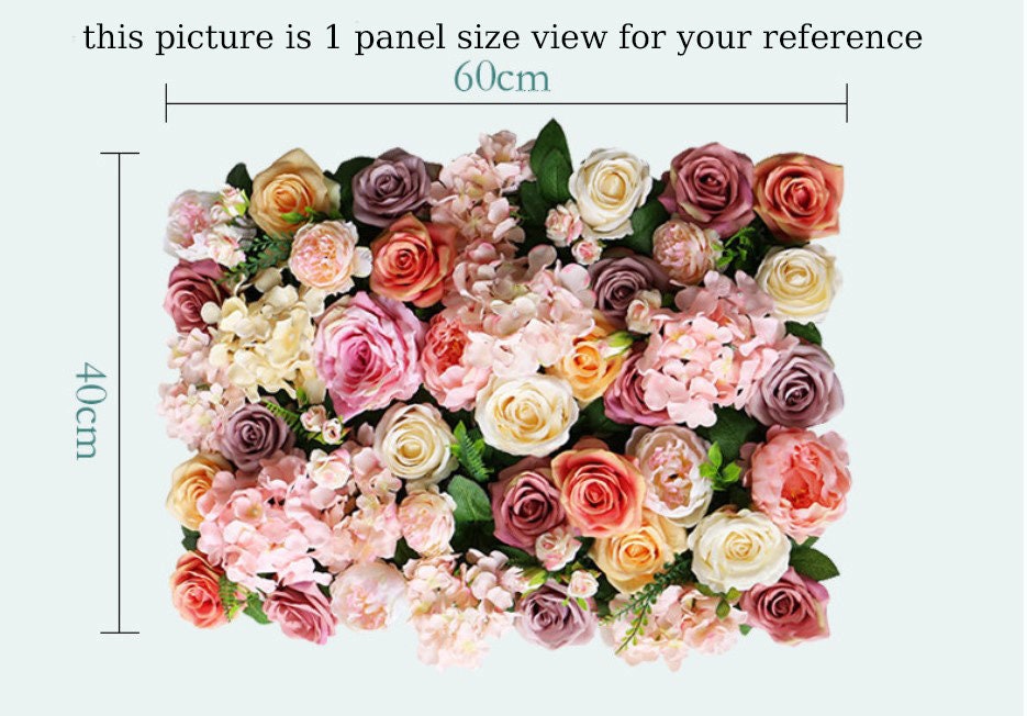 3D Flower Wall Green Plants Wall For Wedding Photography Backdrop Special Event Salon Party Decor Arrangement Floral Panels 40x60cm