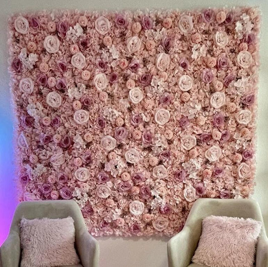 Coffee Colour Flower Wall For Wedding Romantic Photography Backdrop Baby Shower Bridal Shower Home Decor Floral Panels 15.75X23.62inch