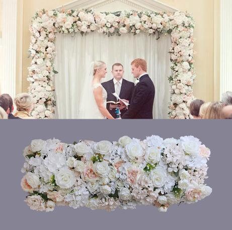 Ivory Flower garland, Floral arch,Wedding flower arch, Wedding garland, Chuppah flowers, wedding arbor,table Center piece 3.27ft