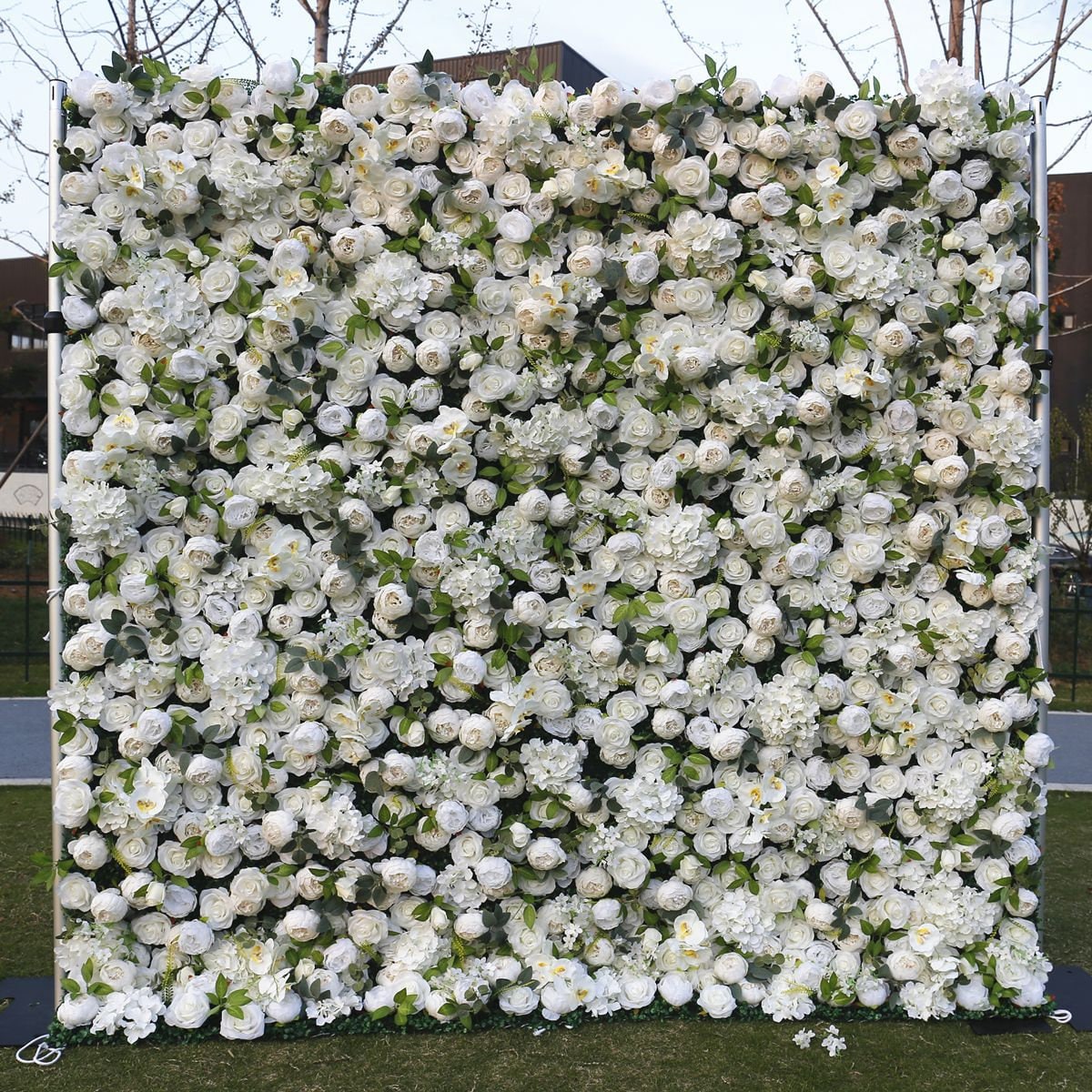 3D Peony Flower Wall For Wedding Arrangement Event Salon Party Photography Backdrop Fabric Rolling Up Curtain Fabric Cloth