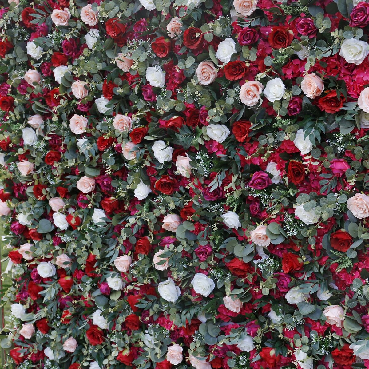 5D Artifical Flower Wall For Wedding Arrangement Event Salon Party Photography Backdrop Fabric Rolling Up Curtain Fabric Cloth