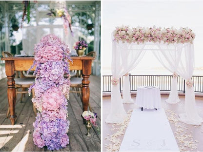 Flower garland, Floral arch,Wedding flower arch, Wedding garland, Chuppah flowers, wedding arbor,table Center piece 3.27ft