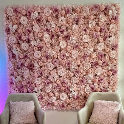 Bean Paste Flower Wall For Wedding Romantic Photography Backdrop Baby Shower Special Event Arrangement Decor Fake Floral Panels 40x60cm