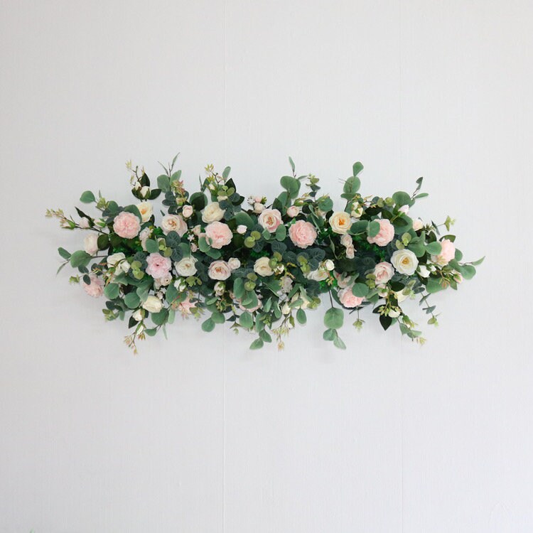 Wedding Arch Arrangement Arbor Arrangements White Flowers Eucalyptus Wedding White Green Package Artificial Faux Flowers Wedding Decor