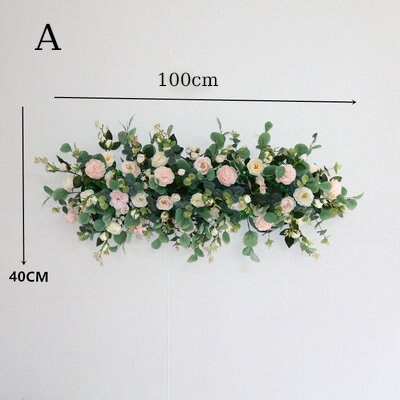 Wedding Arch Arrangement Arbor Arrangements White Flowers Eucalyptus Wedding White Green Package Artificial Faux Flowers Wedding Decor