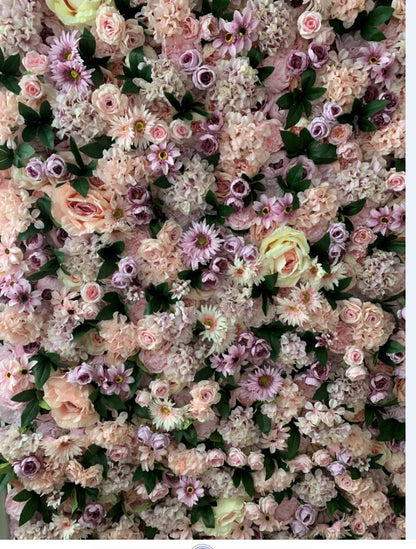 New Design Dasiy Flower Wall For Wedding Arrangement Event Salon Party Photography Backdrop Fabric Rolling Up Curtain Fabric Cloth