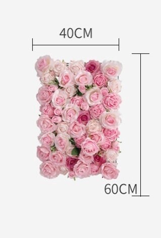 Blush Pink Flower Wall For Wedding Photography Backdrop Baby Shower Special Event Arrangement Decor Floral Panels 15.75x23.62inch