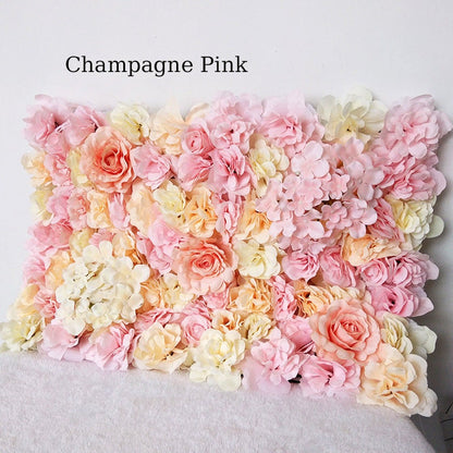 Simulation Flower Wall  For Wedding Romantic Photography Backdrop Baby Shower Special Event Arrangement Floral Panels 40cm*60cm 8 colors