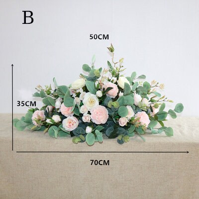 Wedding Arch Arrangement Arbor Arrangements White Flowers Eucalyptus Wedding White Green Package Artificial Faux Flowers Wedding Decor