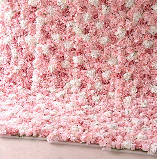 Dirty Pink Flower Wall Fake Flower Wall For Wedding Romantic Photography Backdrop Special Event Arrangement Decor Floral Panels 40*60cm