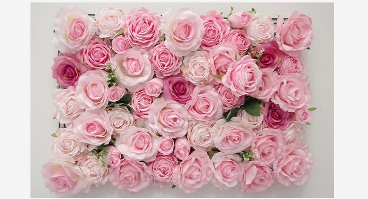 Blush Pink Flower Wall For Wedding Photography Backdrop Baby Shower Special Event Arrangement Decor Floral Panels 15.75x23.62inch