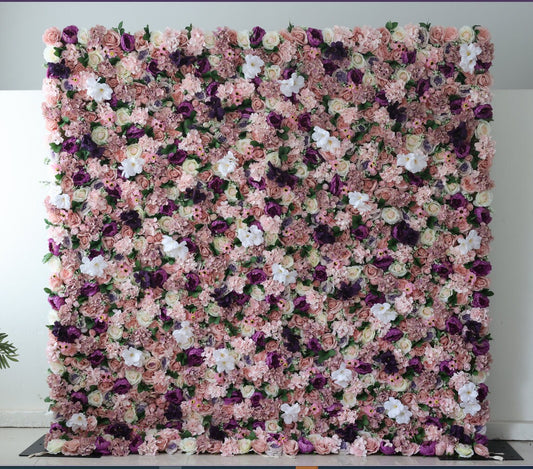 New Design 3D Flower Wall For Wedding Photography Backdrop Special Event Salon Party Arrangement Fabric Rolling Up Curtain Fabric Cloth