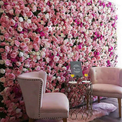 Rose Peony Flower Wall For Wedding Photography Backdrop Baby Shower Special Event Arrangement Decor Floral Panels 15.75x23.62inch