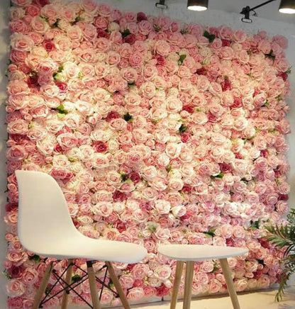 Blush Pink Flower Wall For Wedding Photography Backdrop Baby Shower Special Event Arrangement Decor Floral Panels 15.75x23.62inch