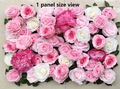 Rose Peony Flower Wall For Wedding Photography Backdrop Baby Shower Special Event Arrangement Decor Floral Panels 15.75x23.62inch